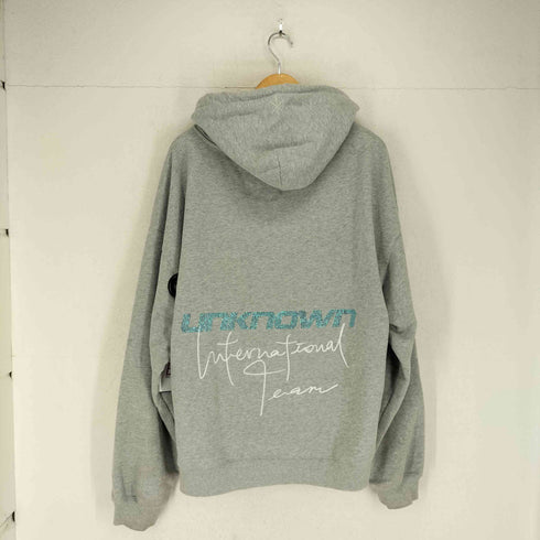 アンノウンロンドン UNKNOWN LONDON SIGNATURE RHINESTONE HOODIE メンズ XL