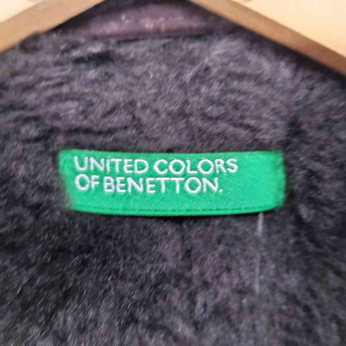 ユナイテッドカラーズオブベネトン UNITED COLORS OF BENETTON ピッグレザー 比翼ジャケット レディース JPN:S