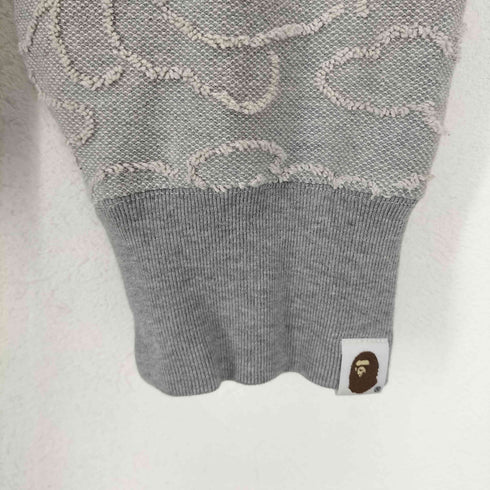 アベイシングエイプ A BATHING APE NEON CAMO JACQUARD RELAXED FIT CREWNECK メンズ XL