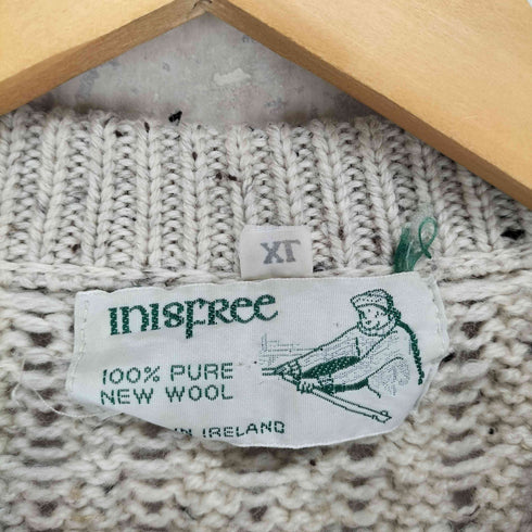innisfree MADE IN IRELAND フィッシャーマンニットカーディガン メンズ XL