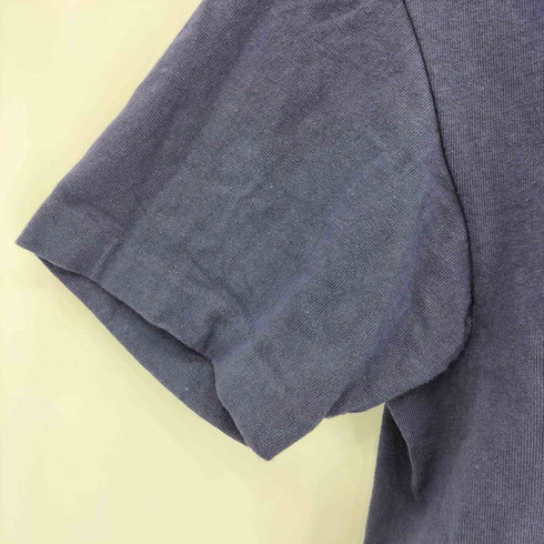 YMFACTORY YMTEE なす紺 シングルステッチ ポケットTシャツ カットソー メンズ 42