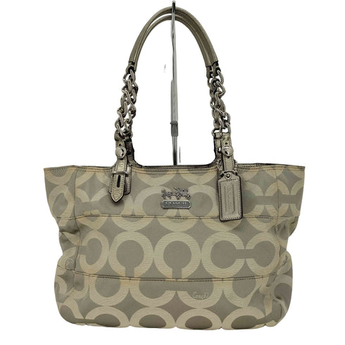 コーチ COACH チェーンストラップ シグネチャー ハンドバッグ レディース