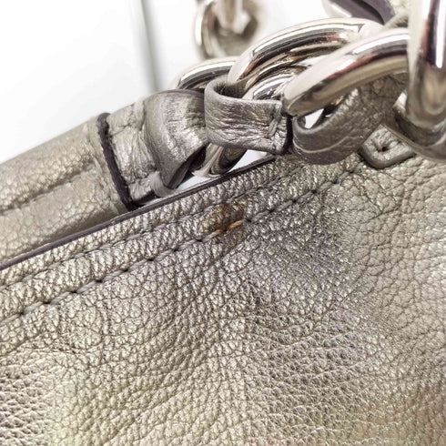コーチ COACH チェーンストラップ シグネチャー ハンドバッグ レディース