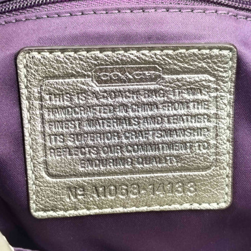 コーチ COACH チェーンストラップ シグネチャー ハンドバッグ レディース