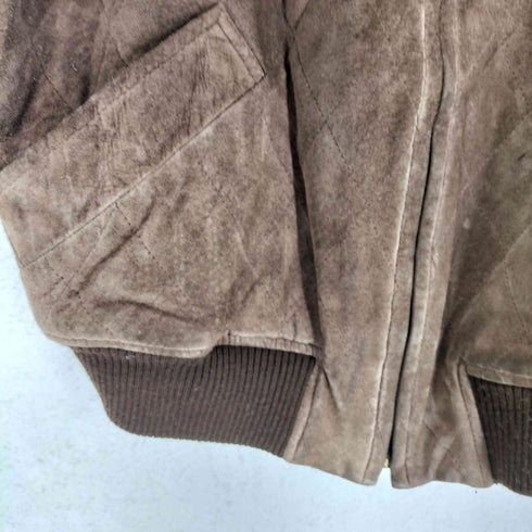 Etam real leather リアルレザースエードブルゾンジャケット レディース 9AR