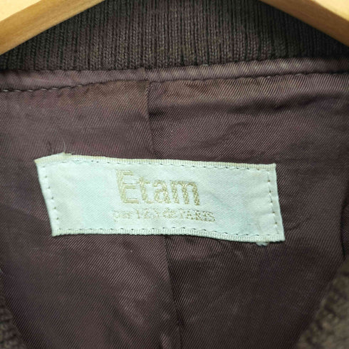 Etam real leather リアルレザースエードブルゾンジャケット レディース 9AR