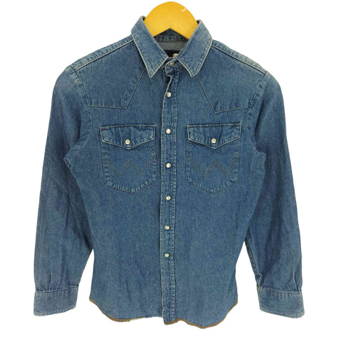 ラングラー Wrangler 80S WESTERN SHIRTS デニム L/S ウエスタン シャツ メンズ