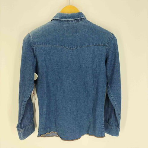 ラングラー Wrangler 80S WESTERN SHIRTS デニム L/S ウエスタン シャツ メンズ