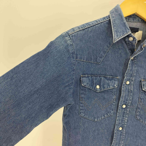 ラングラー Wrangler 80S WESTERN SHIRTS デニム L/S ウエスタン シャツ メンズ