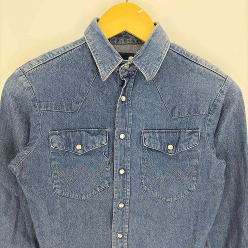 ラングラー Wrangler 80S WESTERN SHIRTS デニム L/S ウエスタン シャツ メンズ