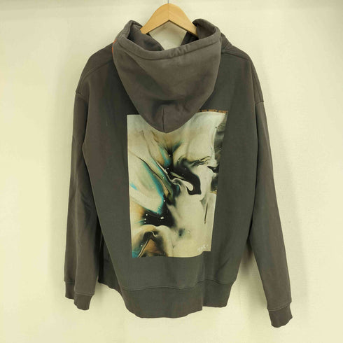 キャスパージョンアイバー CASPER JOHN AIVER バックプリント ジップアップ パーカー メンズ