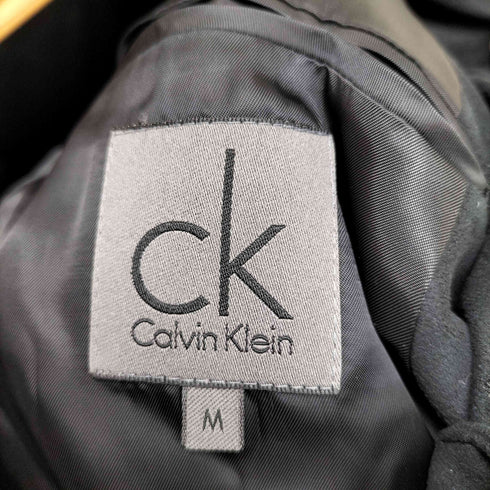カルバンクライン CALVIN KLEIN スウェードライク 3B テーラードジャケット メンズ JPN:M
