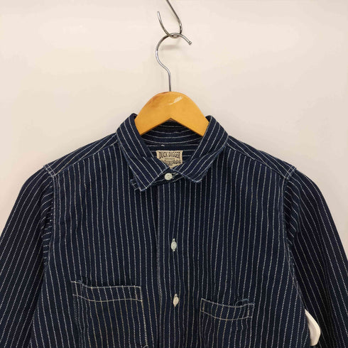 ウエアハウス WAREHOUSE ピンストライプ プルオーバーシャツ メンズ US:36