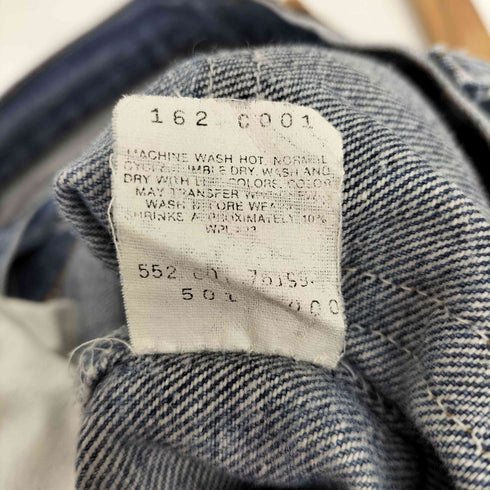 リーバイス Levis 80S USA製 ボタン裏刻印552 サンアンジェロ工場製 501xx ボタンフライ 5ポケット ストレート デニム パンツ 赤文字 メンズ W29L34