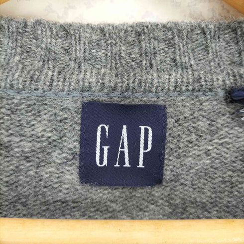 ギャップ Gap 00s OLD ノルディック切替クルーネックウールニット メンズ L