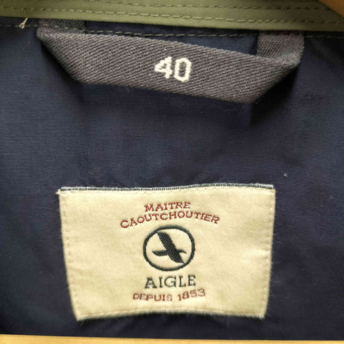 エーグル AIGLE W WRロングフーディコート メンズ 40