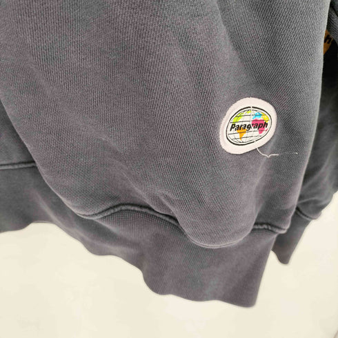 パラグラフ PARAGRAPH SMILE TEAM LOGO SWEAT SHIRT フロントプリント スウェット メンズ