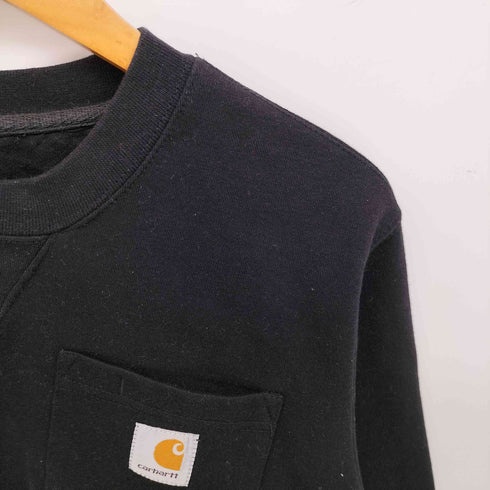 カーハート Carhartt メキシコ製 ロゴ刺繍 プルオーバー スウェット メンズ import:S