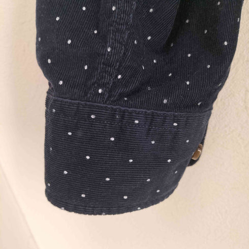カンサイジーンズ KANSAI JEANS ドット柄コーデュロイBDシャツ メンズ 3L
