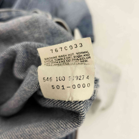リーバイス Levis 80S USA製 ボタン裏刻印546 マーフィー工場製 501xx ボタンフライ 5ポケット ストレート デニム パンツ 80年製 赤文字 メンズ W28L33