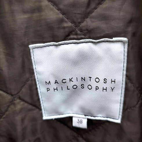 マッキントッシュフィロソフィー MACKINTOSH PHILOSOPHY キルティング フーデッド コート レディース 38