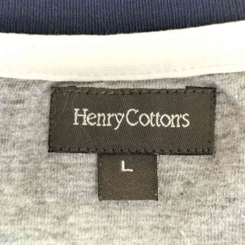 ヘンリーコットンズ Henry Cottons プリントリンガーTシャツ メンズ JPN:L
