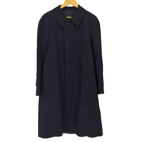 アクアスキュータム AQUASCUTUM 英国製 比翼ステンカラーコート メンズ
