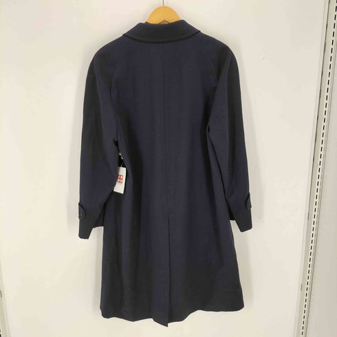 アクアスキュータム AQUASCUTUM 英国製 比翼ステンカラーコート メンズ