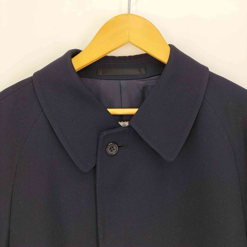 アクアスキュータム AQUASCUTUM 英国製 比翼ステンカラーコート メンズ