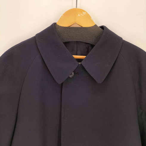 アクアスキュータム AQUASCUTUM 英国製 比翼ステンカラーコート メンズ