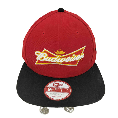 ニューエラ NEW ERA 9FIFTY ORIGINAL FIT Budweiser 刺繍 スナップバックキャップ メンズ