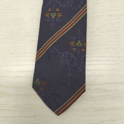 イヴサンローラン Yves Saint Laurent 総柄シルクネクタイ メンズ