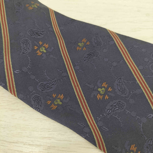 イヴサンローラン Yves Saint Laurent 総柄シルクネクタイ メンズ