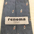 レノマ renoma PARIS 総柄シルクネクタイ メンズ