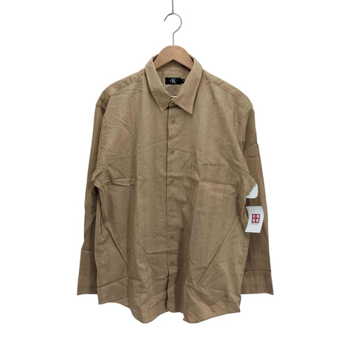 シーケーカルバンクライン ck Calvin Klein L/Sピンストライプシャツ ビッグサイズ メンズ 3L