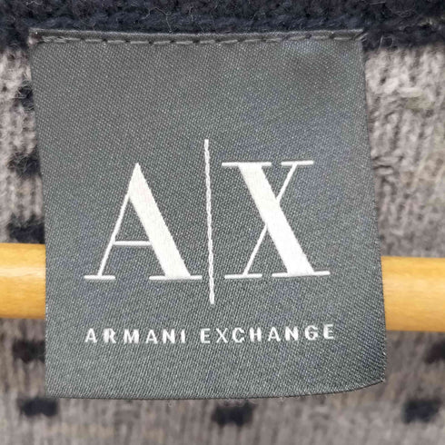 アルマーニエクスチェンジ ARMANI EXCHANGE ノルディック コットンウール ニット メンズ import:XL