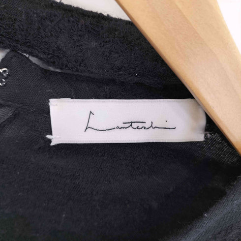 ラウタシー Lautashi フリンジ Vネック ロングスリーブニット レディース JPN:1
