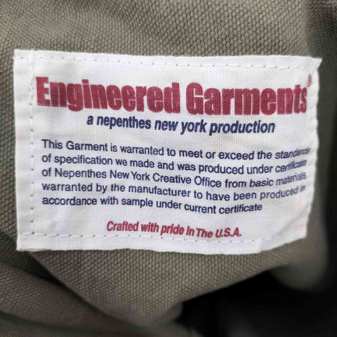 エンジニアードガーメンツ Engineered Garments USA製 キャンバス トートバッグ メンズ