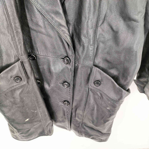 jubian イタリアラム レザージャケット メンズ M
