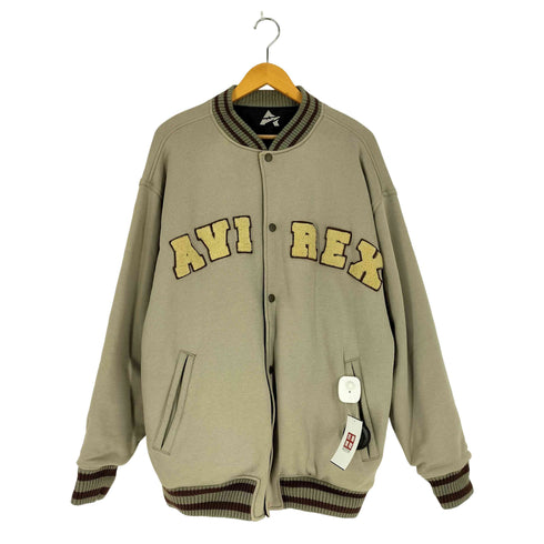 アヴィレックス AVIREX ロゴ刺繍 リバーシブル キルティング スタジャン メンズ import:L