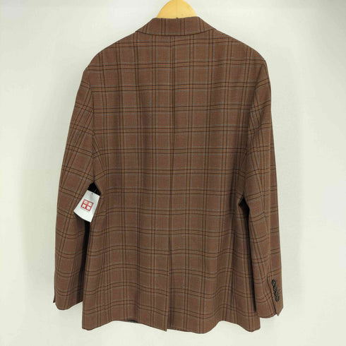 ザラ ZARA チェック 2B ダブルブレスト テーラードジャケット メンズ
