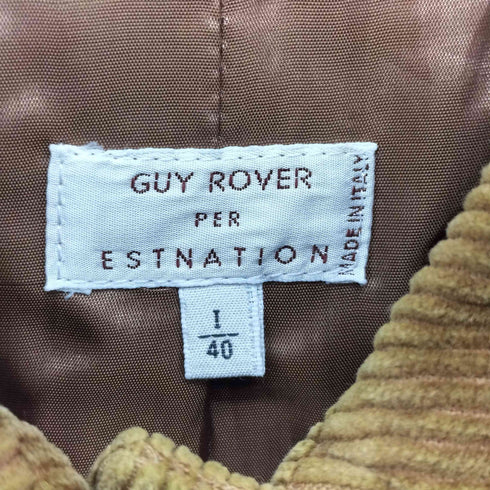 ギローバー GUY ROVER イタリア製 PER ESTNATION コーデュロイ シェイプ ジャケット レディース 40