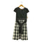 エムズグレイシー Ms GRACY カシュクール チェックワンピース レディース JPN:40