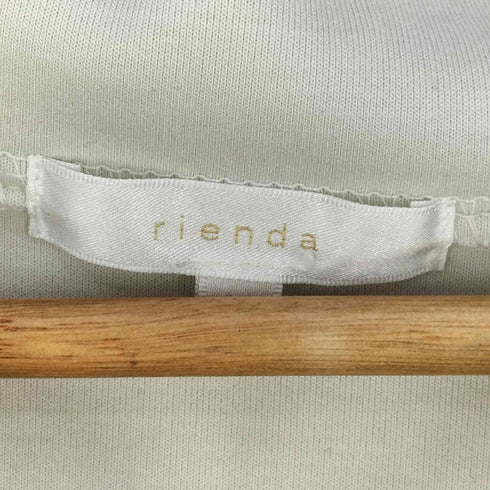 リエンダ rienda フラワーモチーフスウェットワンピース レディース JPN:M