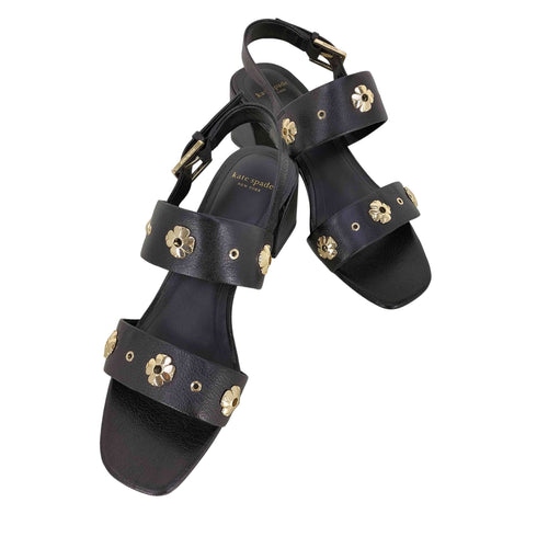 ケイトスペード Kate spade SPD FLWR STD スペード フラワー スタッズ ブロック ヒール レディース 8