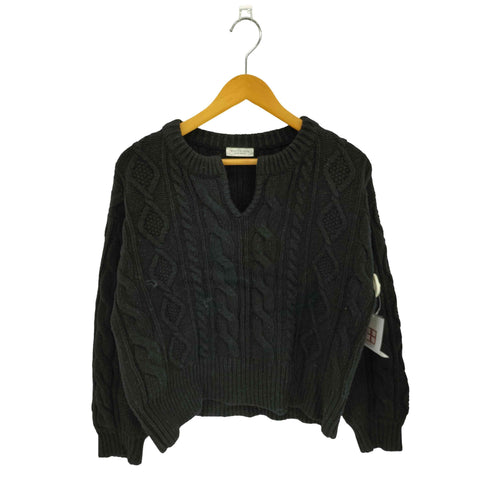ビューティーアンドユースユナイテッドアローズ BEAUTY & YOUTH UNITED ARROWS ウールケーブルスキッパーネックニット レディース
