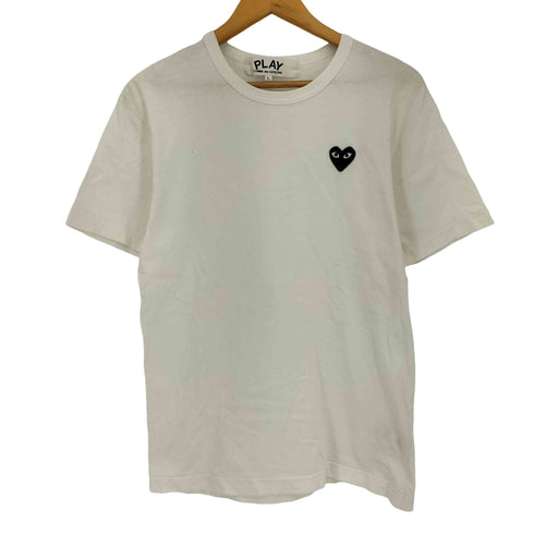 プレイコムデギャルソン PLAY COMME des GARCONS ブラック ハートワッペンTシャツ メンズ JPN:L