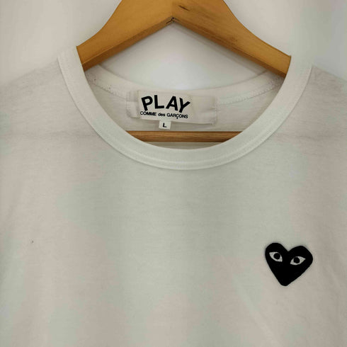 プレイコムデギャルソン PLAY COMME des GARCONS ブラック ハートワッペンTシャツ メンズ JPN:L