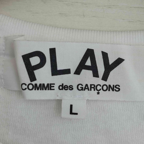プレイコムデギャルソン PLAY COMME des GARCONS ブラック ハートワッペンTシャツ メンズ JPN:L