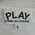 プレイコムデギャルソン PLAY COMME des GARCONS ブラック ハートワッペンTシャツ メンズ JPN:L